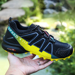 Explosive shoes non-slip men's shoes running shoes mesh sports shoes outdoor hiking shoes trendy shoes all-match fashion