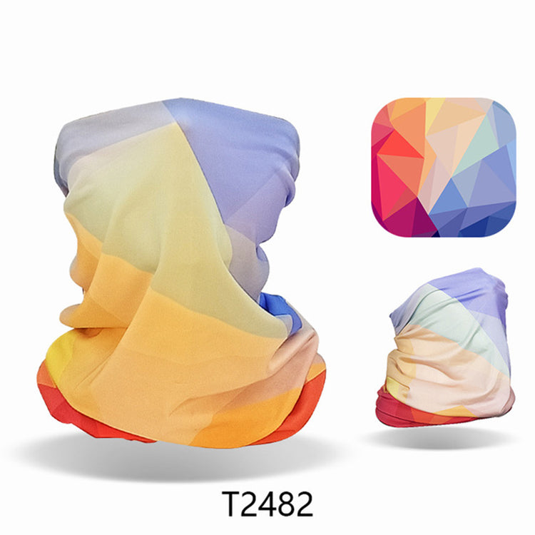 New UV Protection Cycling Balaclava Scarf Outdoor Sports Breathable bib Fishing Hiking Neck Gaiter sunscreen ice silk turban Bib seamless headscarves