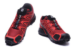 Red black yellow Salomon outdoor casual retro Speed Cross 4  surface hiking sneakers men's hiking shoes 40-46