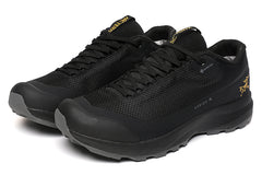Low Top Black AERIOS FL MID GORE-TEX Covered Waterproof Men's Hiking Sneaker