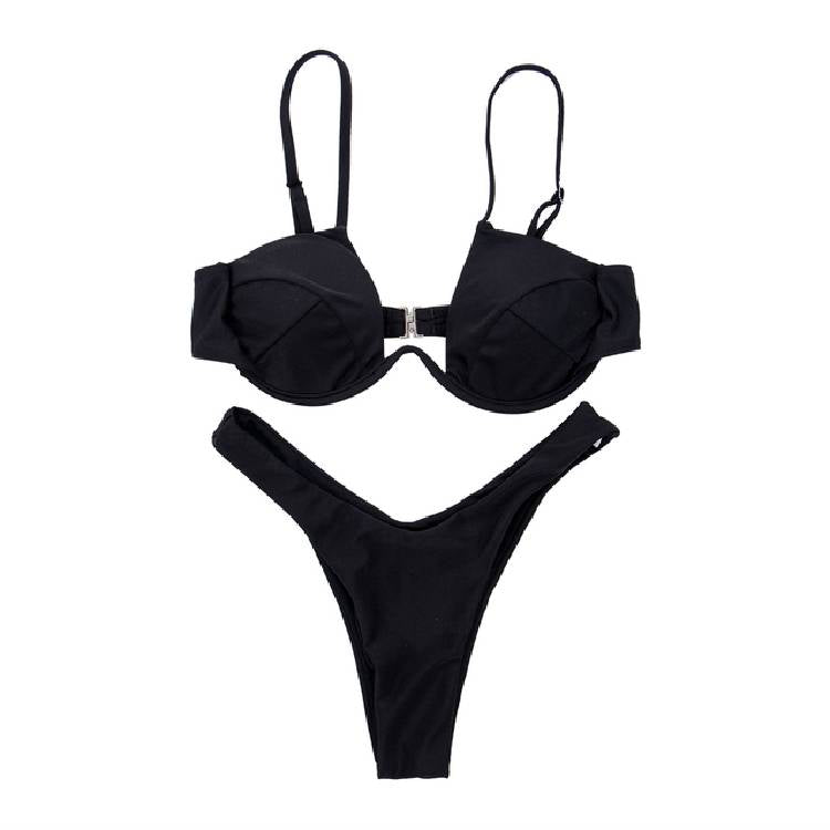 Sexy Push Filler Brazilian Bikini Set Women 4 Color Bandage Bikini Swimsuit Swimsuit Bathing