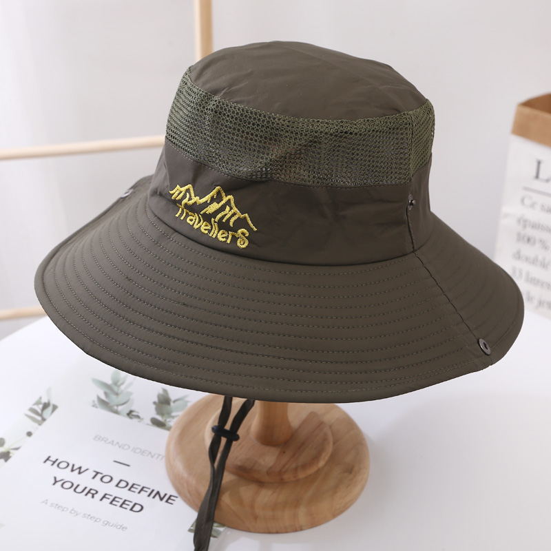 UPF 50+ Sun Hat Bucket Summer Men Women Fishing boonie Hat Sun UV Protection Long Large Wide Brim Bob Hiking Outdoor Beach Cap casual hat