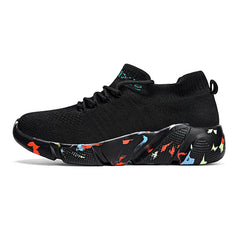 2023 new large size flying weaving sports casual shoes hiking shoes casual trendy shoes