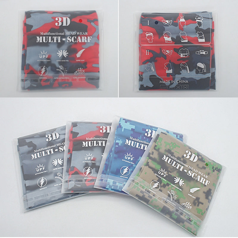 zx outdoor anti-ultraviolet handkerchief scarf neck warmer multi-functional fishing hiking riding facial hood head scarf cap