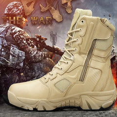 Army Combat Boot Outdoor Hiking Shoes Tactical Military Boots for Men Desert Boots Waterproof Leather Buskin Boots Size EU39-47