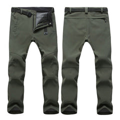 Outdoor quick-drying pants men's summer thin sports quick-drying trousers charging pants men's hiking pants large size elastic climbing pants