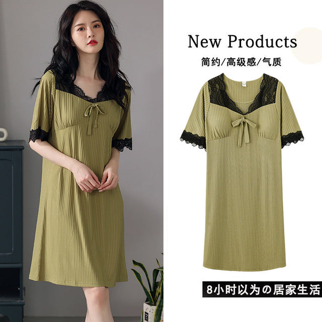 فستان صيفي جديد للسيدات لعام 2023 فستان صيفي رائع من الحرير الجليدي تنورة كبيرة 