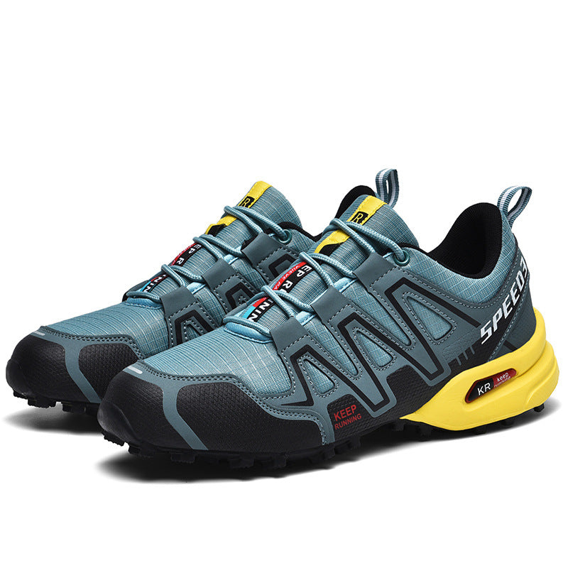 A consignment of Solomon outdoor hiking shoes, rubber oversized cross-border men's sports shoes, Fujian Jinjiang shoes