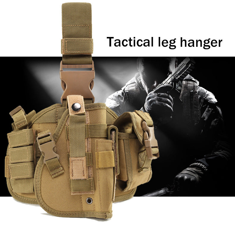 Outdoor tactical leg pistol cover military multifunctional camouflage belt leg bag protective cover mobile phone pistol hunting equipment