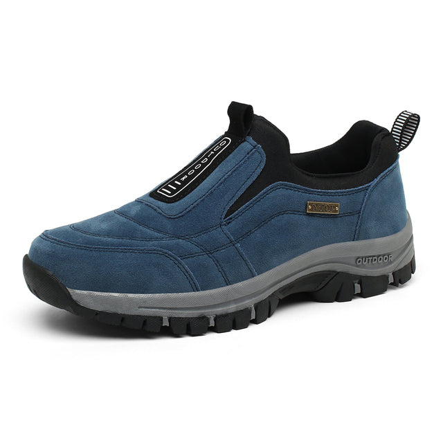 New outdoor leisure sports elderly walking shoes men's large size mountaineering running shoes trend fashion breathable fashion trend temperament men'