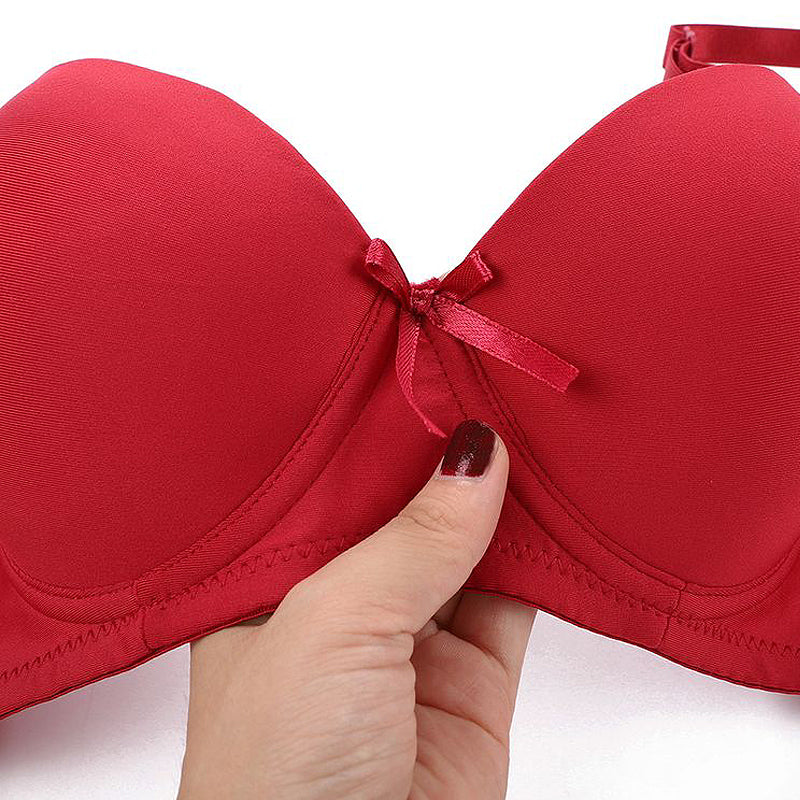Women's Sexy Underwire Bra Set Women's Underwear Full Coverage Cotton Bra Comfortable Breathable Push Up Bra Top Push Up Daily Breast Lift Underwear