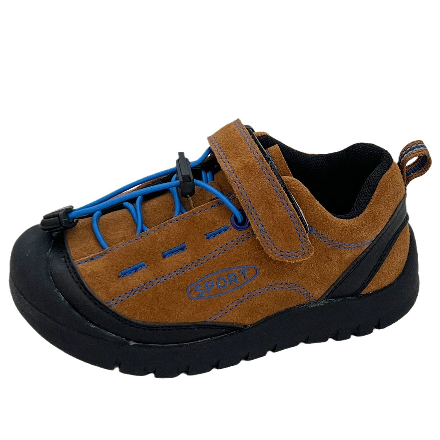 Xia Meng children's shoes 2023 new children's outdoor hiking shoes boys and girls  leather sports shoes hiking shoes