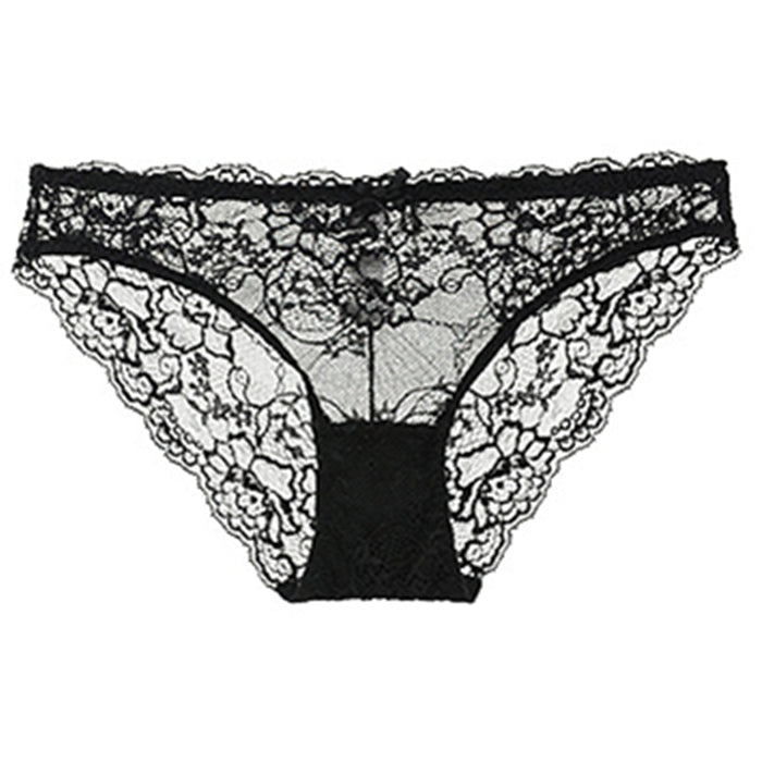 New style deep V gathered lace bra 【Set】