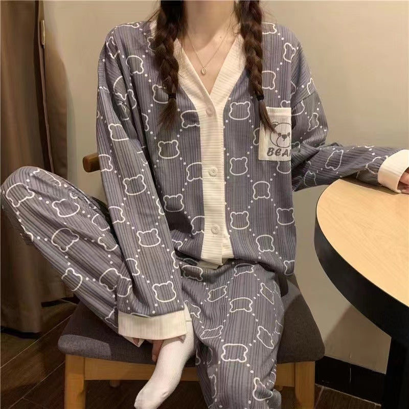 Spring new women's double-length cardigan creative pattern  cotton pit clause fabric supple