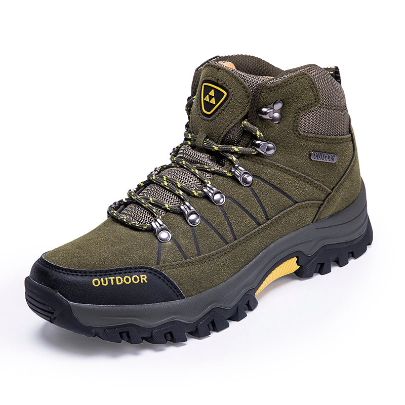 Explosive  -top men's shoes outdoor hiking shoes  wear-resistant rubber outsole hiking shoes large size shoes