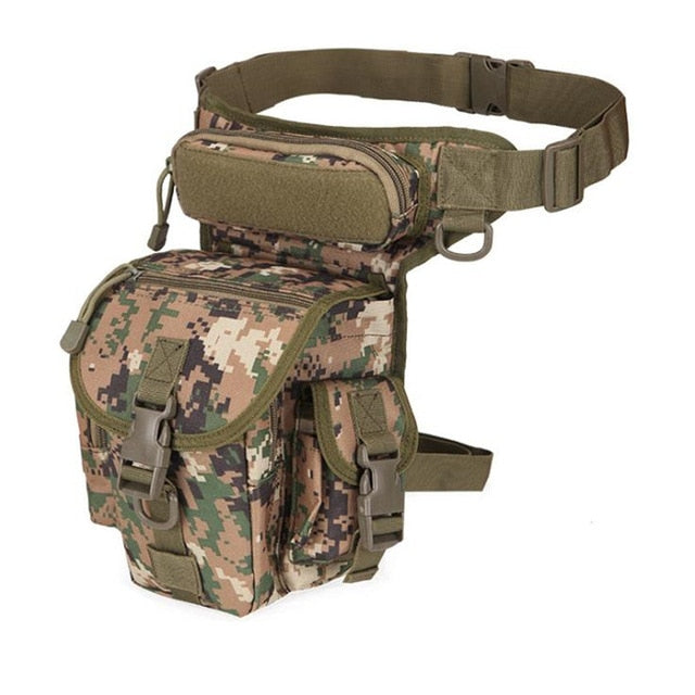 Military Tactical Drop Leg Bag Tool Fanny Thigh Pack Hunting Bag Waist Pack Motorcycle Riding Men Military Waist Packs