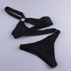 New Backless Swimsuit Swimsuit European and American Fashion One-Piece Swimsuit