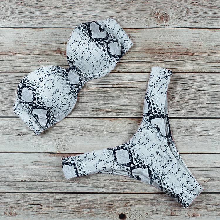 Push Up Bikini Swimwear Women Swimsuit New Leopard Brazilian Bikini Set Bathing Suit Female Summer Beach Wear Biquini