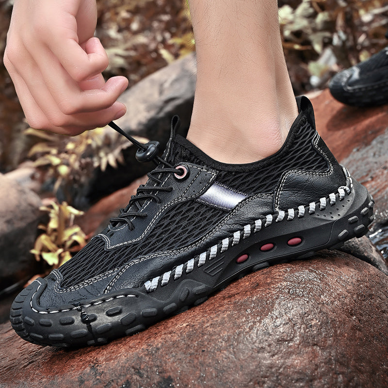 Casual shoes cross-border fashion men's large size hiking shoes men's shoes outdoor off-road shoes trendy sports shoes low top breathable men's shoes