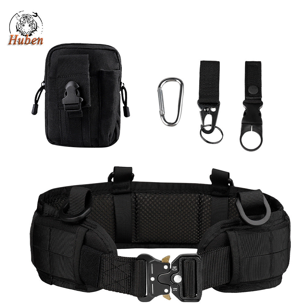 Multifunction Outdoor MOLLE Tactical Battle Belt Hunting Set Belt Military Inner Waist Belt With Phone Tool Bag For CS Shooting