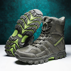 Large size high-top military boots rubber outsole outdoor tactical boots military boots desert boots high-top boots size 39-47