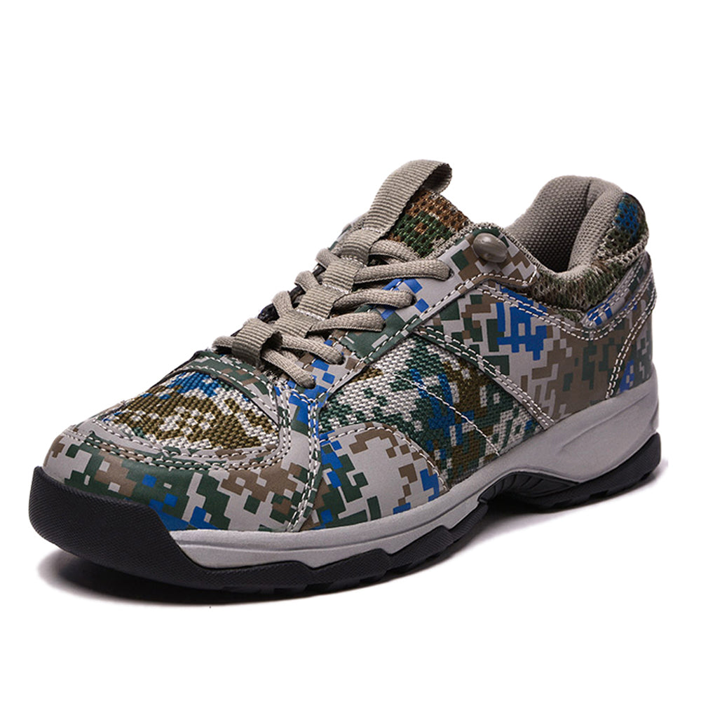 Men's breathable wear-resistant outdoor hiking sports running military shoes fire training shoes breathable hiking shoes security work shoes