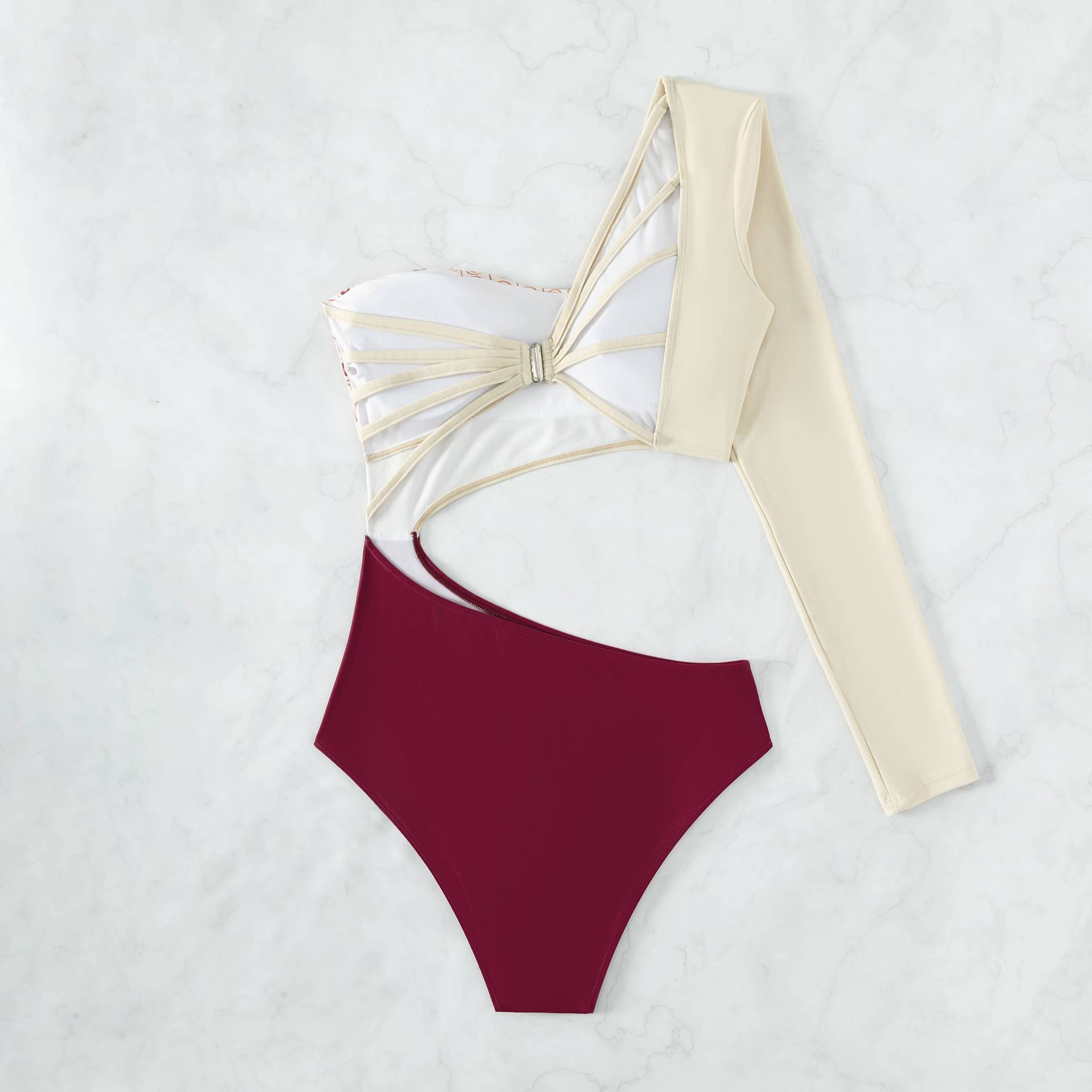 European and American new one-piece  fashion backless one-piece swimsuit swimsuit