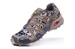 Gray green Salomon outdoor casual retro Speed Cross III  surface hiking sneakers men's hiking shoes 40-46
