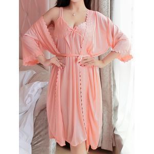 Ladies Pajamas Sexy Silk  -end  Ladies Homewear Set