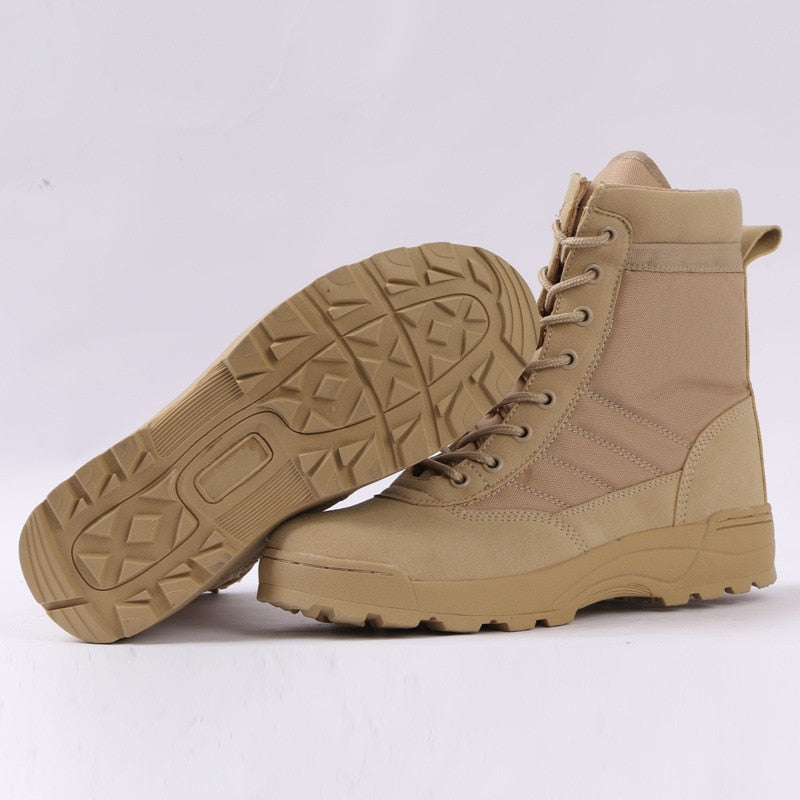 Tactical Military Boots Men Boots Special Force Desert Combat Army Boots Outdoor Hiking Boots  Shoes Men Work Safty Shoes