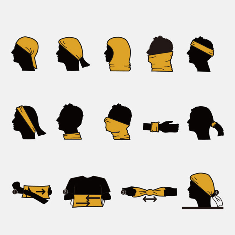 zx outdoor anti-ultraviolet handkerchief scarf neck warmer multi-functional fishing hiking riding facial hood head scarf cap