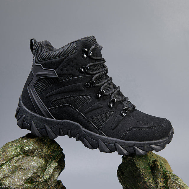 Mid-low help  camping hiking boots men's training boots outdoor hiking boots desert boots