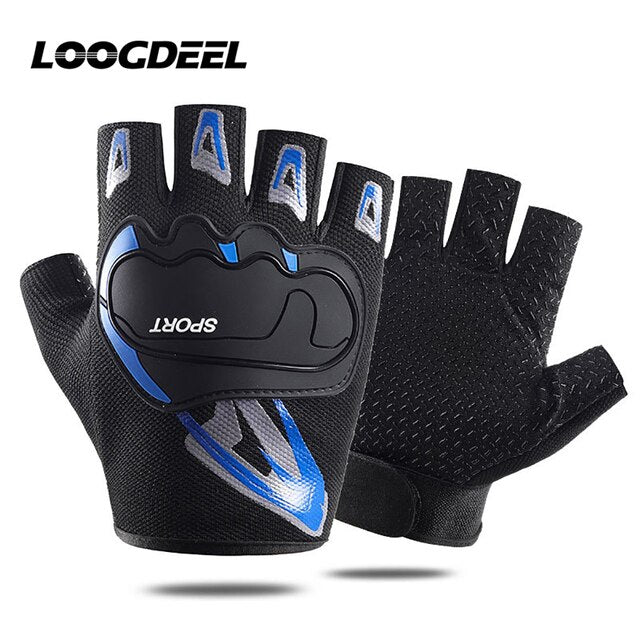 ycling Half Finger Gloves High Elastic Anti-slip Breathable Shockproof Outdoor Fishing Running Hiking Sports Gloves