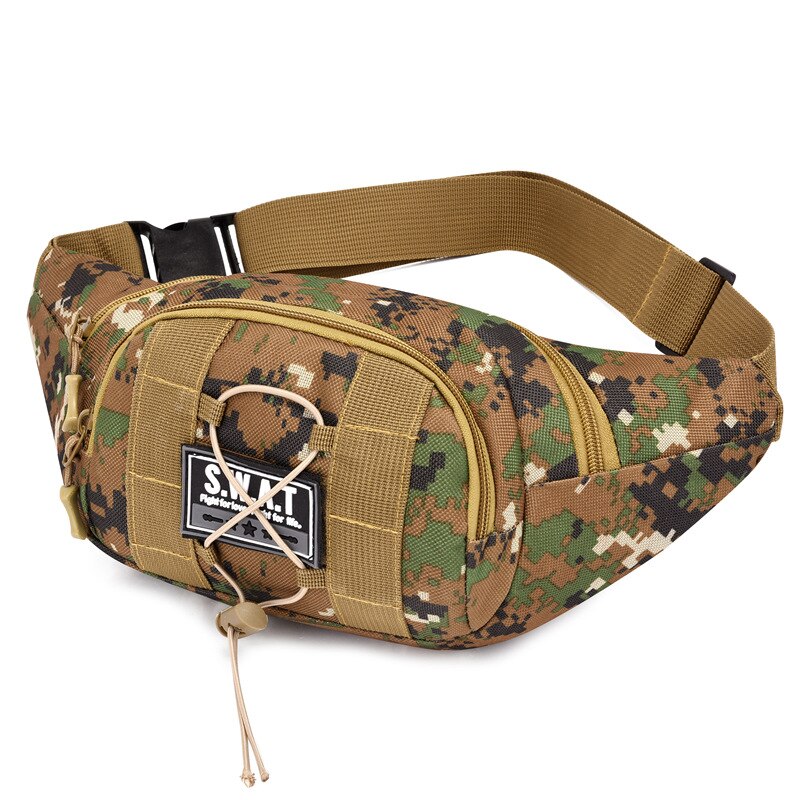 Military Tactical Waist Pack Men Women Camouflage Belt Bag Travel Casual Fanny Pack Mobile Phone Wallet Hiking Chest Bag Outdoor