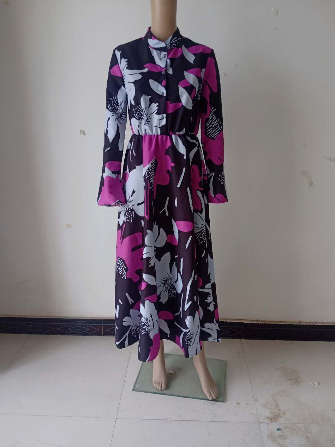 فستان نسائي أفريقي جديد مقاس كبير تنورة طويلة أنيقة للسيدات رداء بوهو ملابس الحفلات