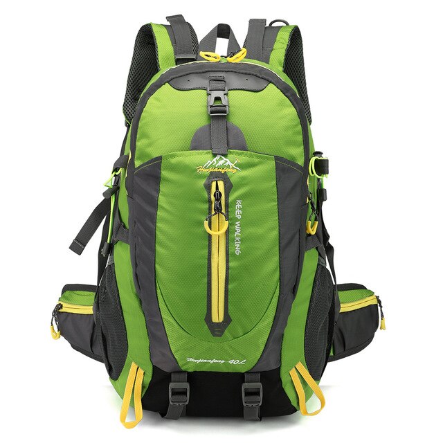 Men 40L waterproof backpack travel pack  Hiking sports bag pack Outdoor Climbing Mountaineering Camping backpack for male