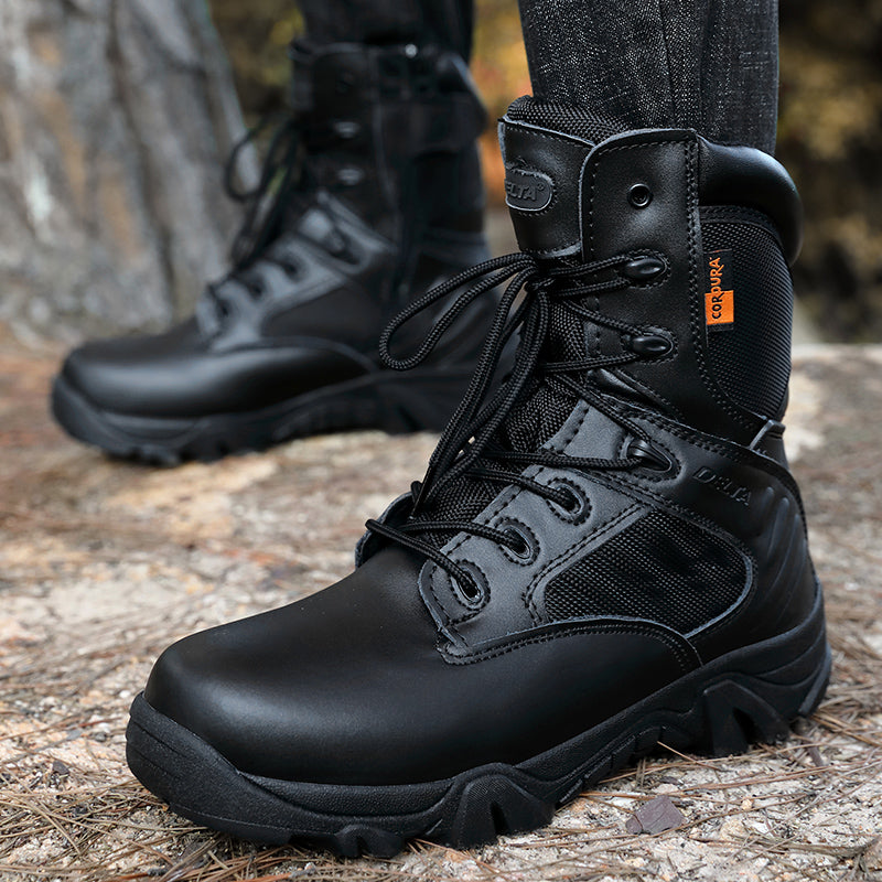 Hiking shoes waterproof, non-slip, breathable, outdoor sports shoes, thick-soled wear-resistant hiking shoes, desert high-top boots