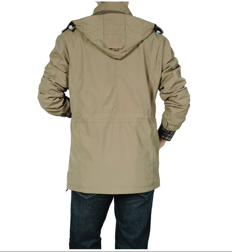 Autumn Men's Casual Jacket Outdoor Military Jacket Mountaineering Suit Thin Factory Direct Sales
