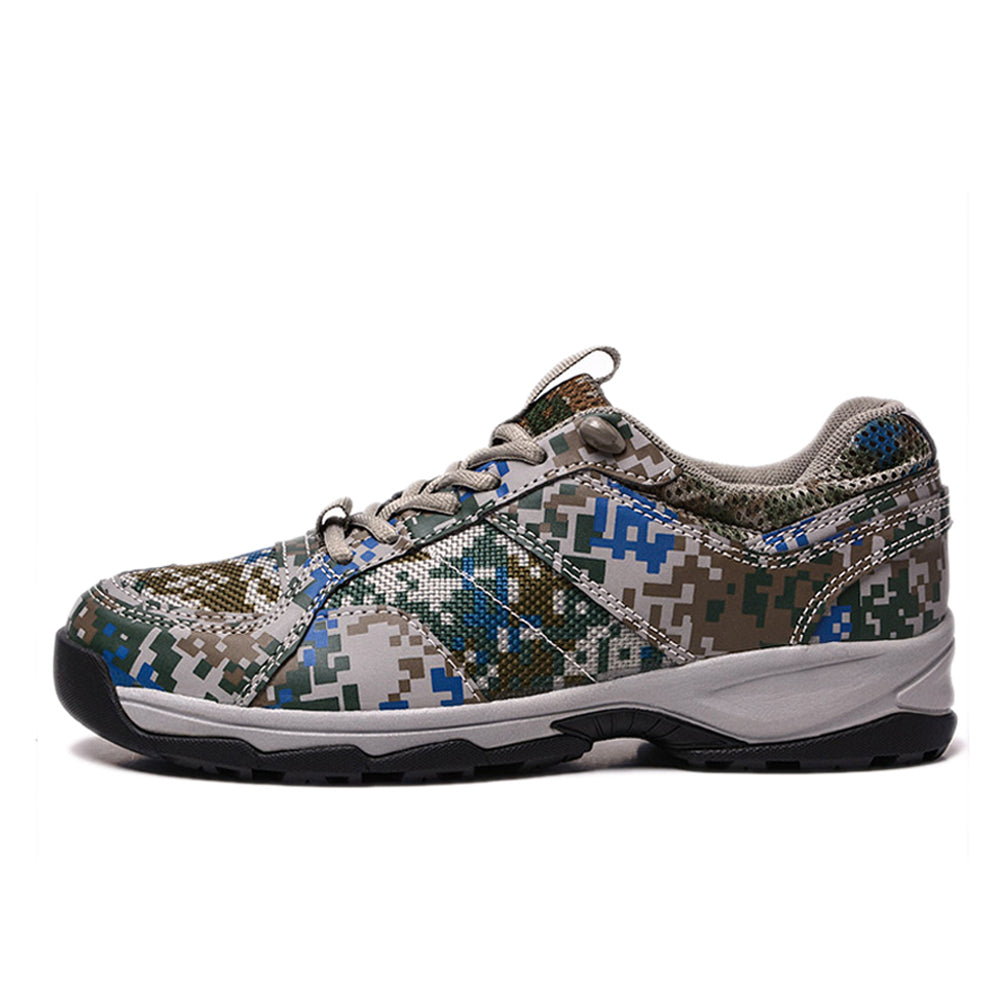 Men's breathable wear-resistant outdoor hiking sports running military shoes fire training shoes breathable hiking shoes security work shoes