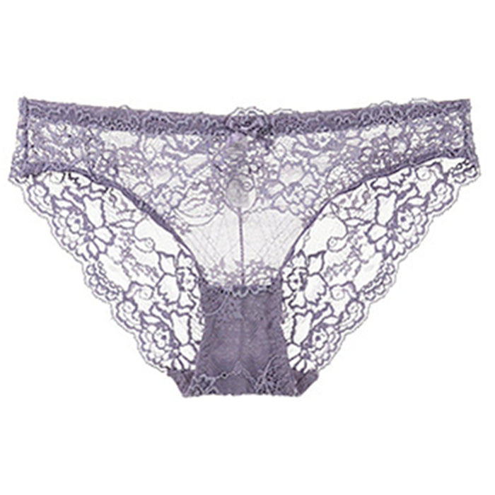 New style deep V gathered lace bra 【Set】