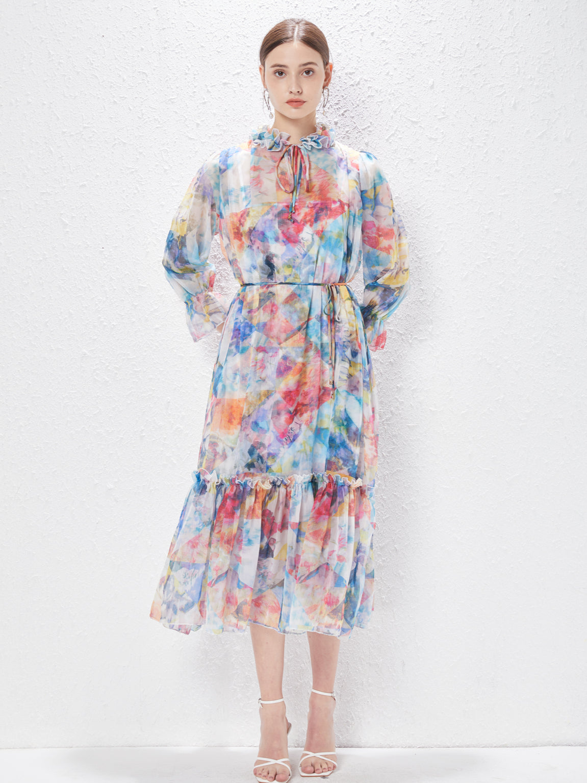 6286 high-quality spot summer new women's clothing Australian niche mage temperament dress elegant two-piece long skirt