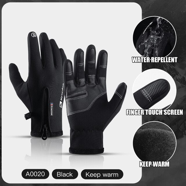 New Outdoor Sports Winter Waterproof Hiking Gloves Anti-skid Warmer Full Finger Touch Screen ciclismo Hiking Gloves Men Women