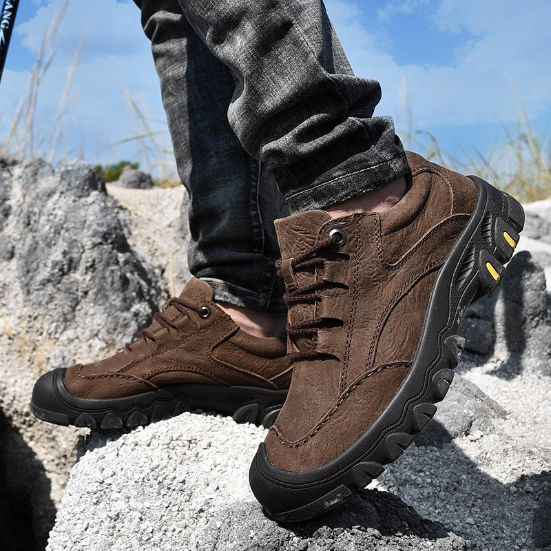 Cowhide Man motion outdoors Casual shoes Climbing shoes Back Country