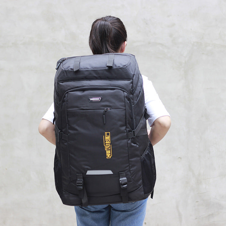 80L large-capacity outdoor hiking mountaineering bag male long-distance travel travel luggage backpack female computer bag