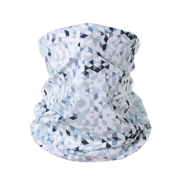 zx anti-ultraviolet ice silk mask neck tube outdoor sports bandage scarf breathable hiking scarf neck strap