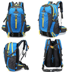 Men 40L waterproof backpack travel pack  Hiking sports bag pack Outdoor Climbing Mountaineering Camping backpack for male