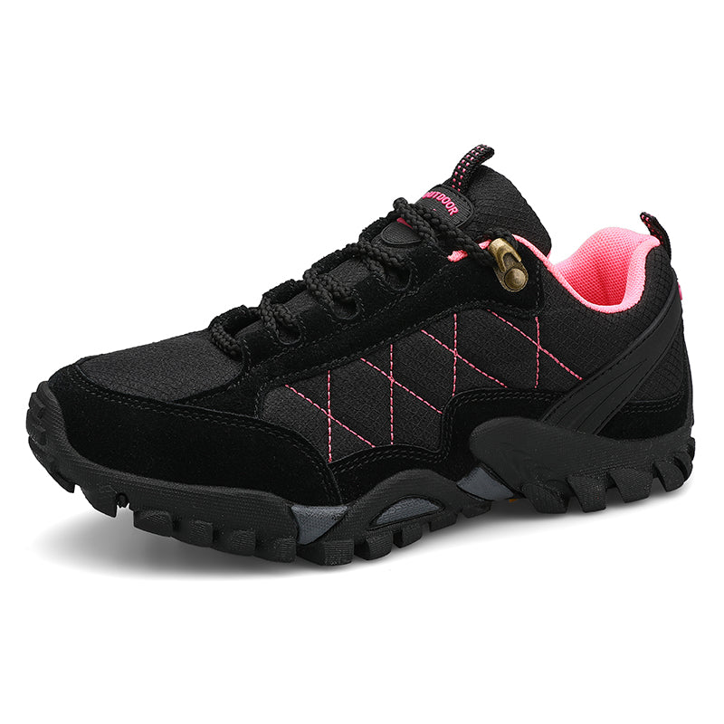 New style suede leather outdoor waterproof hiking shoes women's shoes