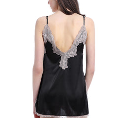 Ladies Comfortable Simulated Silk Homewear Nightdress