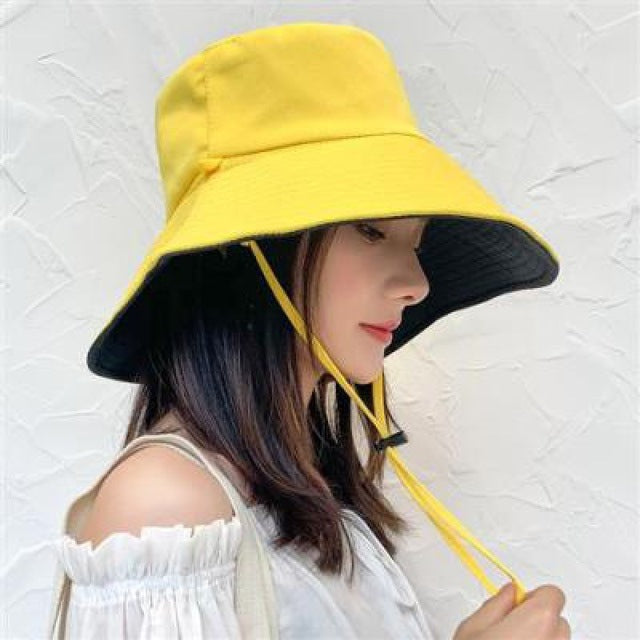 Women's Wide brim sun Visor Visor Foldable hat spring and summer 50+ Protection Travel Hiking Fishing hat ww