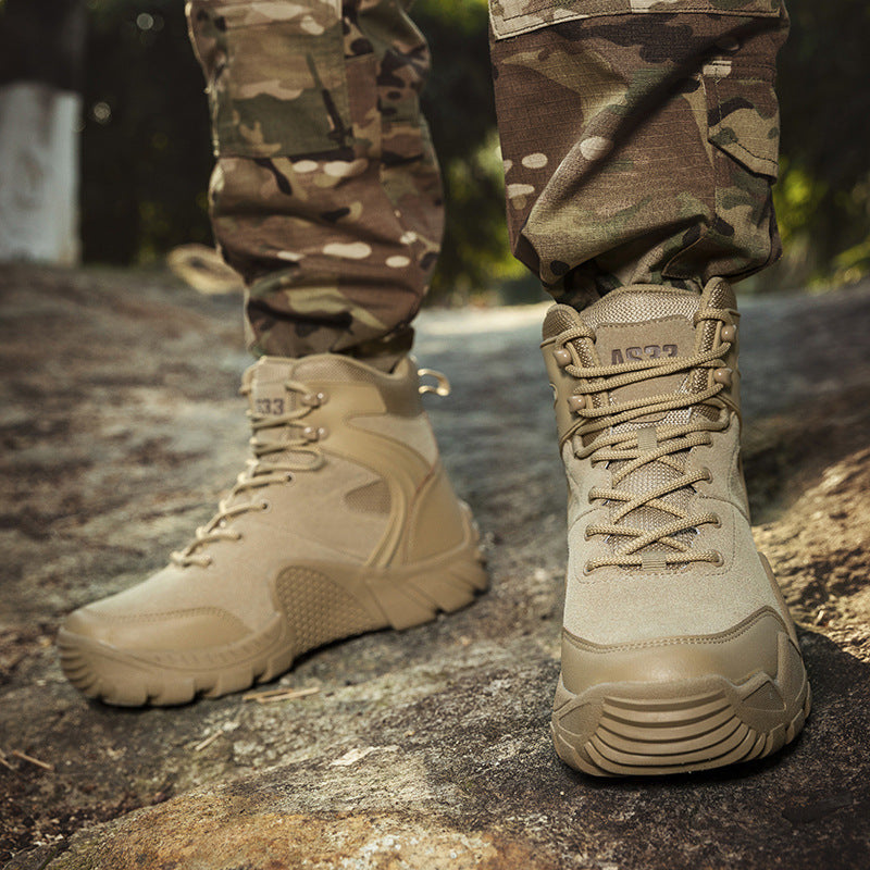 E-commerce New LOWA Combat Boots Tactical Boots Outdoor Mountaineering Shoes Military Boots Male Security Guard